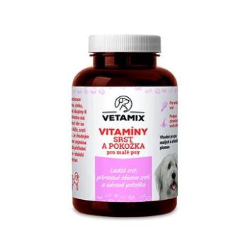 Vetamix vitamíny srsť a pokožka pre malé psy 10× 100 g (8594044510691)