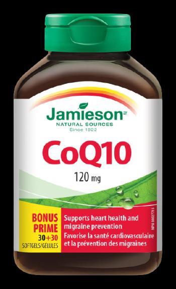 Jamieson Coenzym Q10 120 mg 60 kapsúl