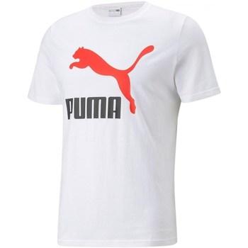 Puma  Tričká s krátkym rukávom Classics Logo Interest  Biela