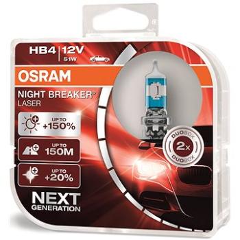 OSRAM HB4 Night Breaker Laser Next Generation + 150 %, 2 ks (9006NL-HCB)