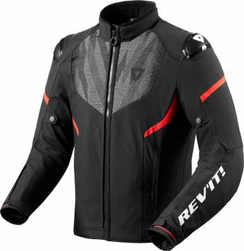 Rev'it! Hyperspeed 2 H2O Black/Neon Red M Textilná bunda