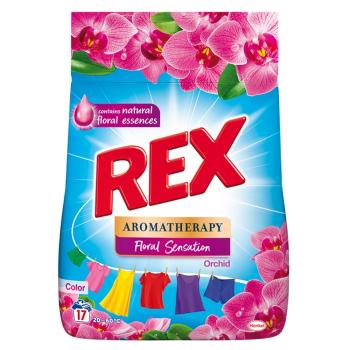REX Aromatherapy Prací prášok Orchid Color 17 praní 1,02 kg