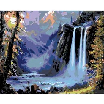 Maľovanie podľa čísel – Vodopád pri západe slnka (HRAmal00228nad)