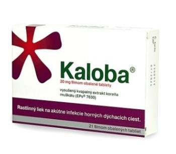 Kaloba 20mg proti nachladnutiu a kašľu 21 tbl