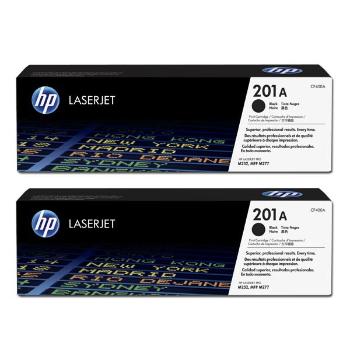 HP originál toner CF400XD, black, 5600 (2x2800)str., HP 201X, HP Color LaserJet MFP M277, Pro M252, M274, dual pack, 2x770g, O, čierna