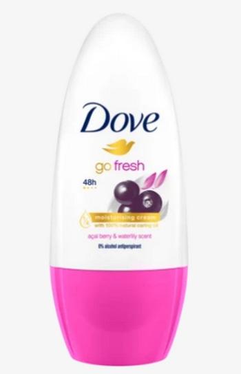 DOVE ROLL-ON 50 ML GO FRESH ACAI BERRY & WATERLILY