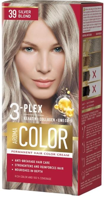 Aroma Color Farba na vlasy - strieborný blond č.39