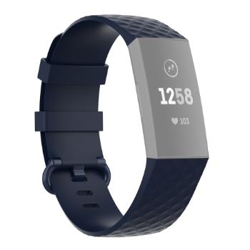 CUBE Remienok Fitbit Charge 4 / Fitbit Charge 3 tmavomodrý