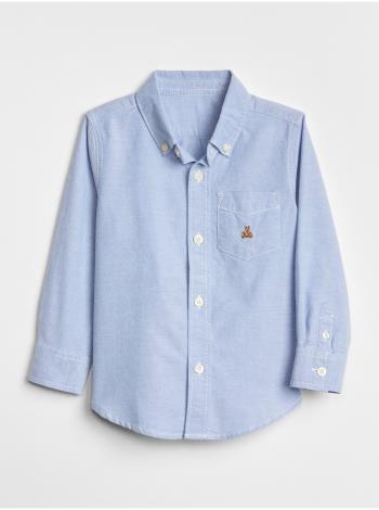 Detská košeľa oxford button-down Modrá