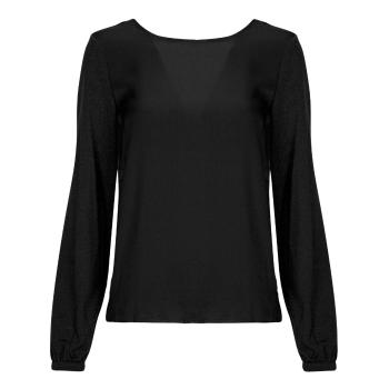 Only  ONLLISA S/S MODAL O-NECK TOP JRS  Blúzka Čierna