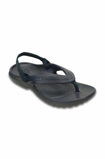 Detské žabky Crocs CLASSIC FLIP tmavomodrá farba