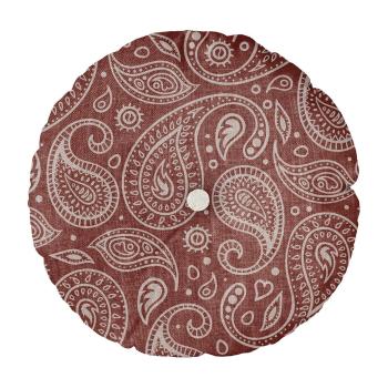 Vankúš Really Nice Things Cojin Redondo Paisley, ⌀ 45 cm