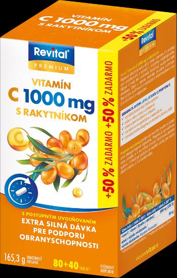Revital PREMIUM VITAMÍN C 1000 mg S RAKYTNÍKOM 120 tabliet