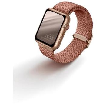 Uniq Aspen Braided remienok pre Apple Watch 42/44/45/Ultra 49mm ružový (UNIQ-44MM-ASPPNK)