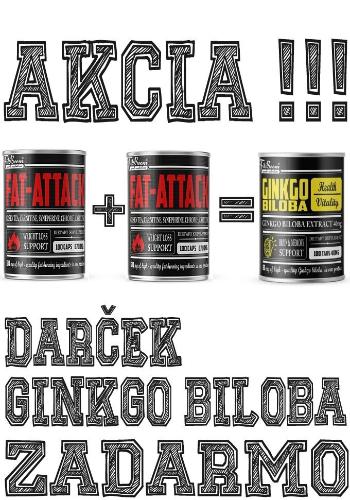 2+1 Zadarmo: Fat-Attack + Ginkgo Biloba Zadarmo - FitBoom 100 kaps. + 100 kaps. + 100 tbl.