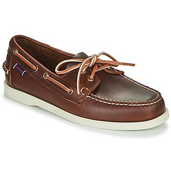 Sebago  Námornícke mokasíny PORTLAND WAXED  Hnedá