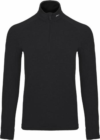 Kjus Mens Trace Midlayer Half Zip Black 52 Sveter