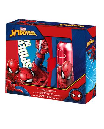 Euroswan Set box na desiatu + fľaša - Spiderman Marvel