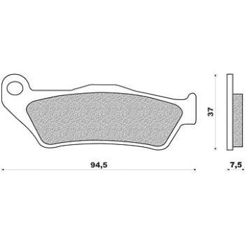 NEWFREN brzdové doštičky (zmes OFF ROAD DIRT RACE SINTERED) (2 ks) M502-470