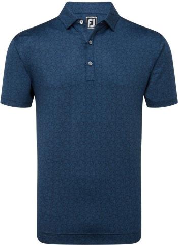 Footjoy Printed Floral Lisle Navy L Polo košeľa