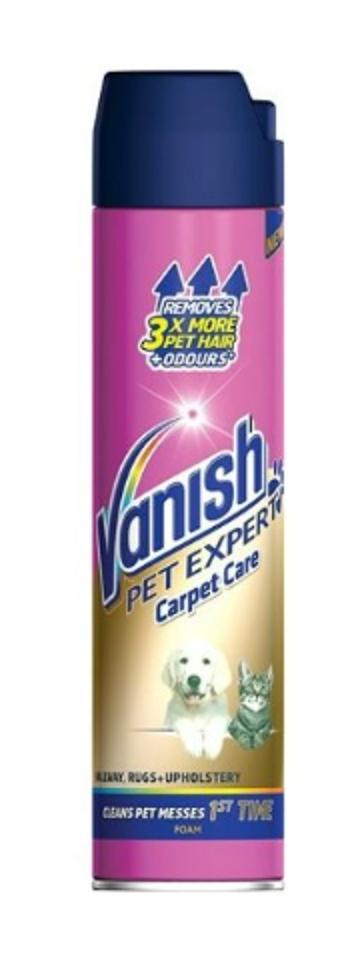 VANISH Penový čistič na čalúněný nábytok 600 ml