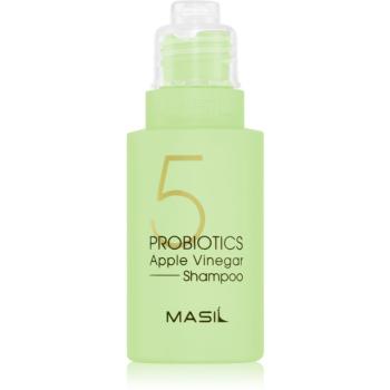 MASIL 5 Probiotics Apple Vinegar hĺbkovo čistiaci šampón na vlasy a vlasovú pokožku 50 ml