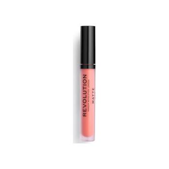 Makeup Revolution  Matte Lip Gloss  Lesky na pery Fialová