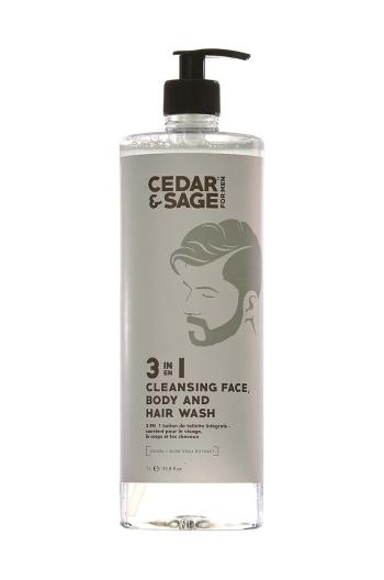 Multifunkčná voda 3 v 1 Cedar & Sage All Over Cleansing Wash 1 L