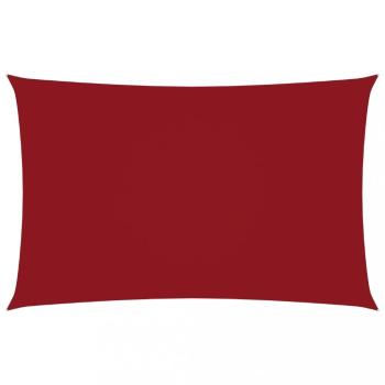 Tieniaca plachta obdĺžniková 2 x 5 m oxfordská látka Dekorhome Červená