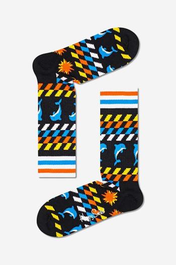 Ponožky Happy Socks čierna farba