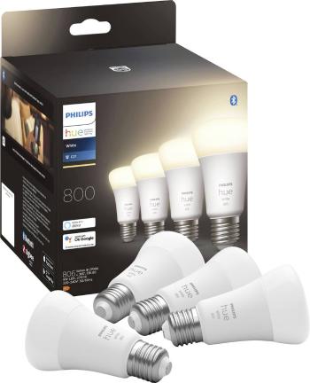 Philips Lighting Hue sada 4 LED žiaroviek 871951431914100 En.trieda 2021: F (A - G) Hue White E27 Viererpack 4x800lm 60W