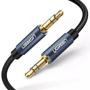 Ugreen AV122 audio kábel 3.5mm mini jack M/M 3m, modrý (10688)