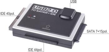 RENKFORCE USB 2.0 a USB-C TO IDE + SATA CONVERTER