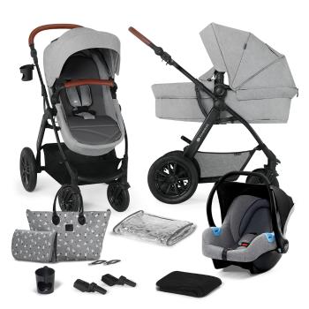 KINDERKRAFT SELECT Kočík kombinovaný Xmoov 3v1 Light Grey, Premium