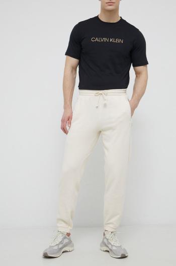 Bavlnené nohavice Reebok Classic H54448 pánske, krémová farba, jednofarebné