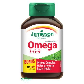 JAMIESON Omega 3-6-9 200 kapsúl