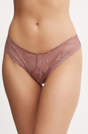 Brazílske nohavičky Calvin Klein Underwear ružová farba, 000QF7926E