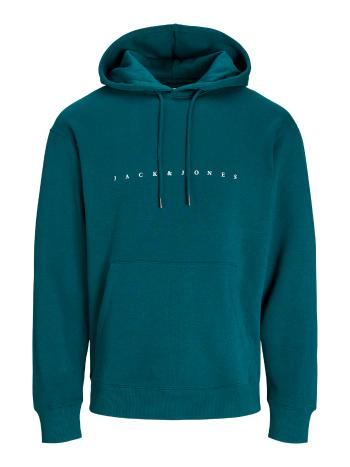 Jack&Jones Pánska mikina JJESTAR Relaxed Fit 12233972 Deep Teal S