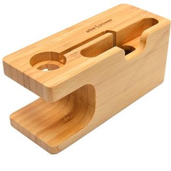 AlzaPower Bamboo Station for Apple Watch (APW-BSM2)