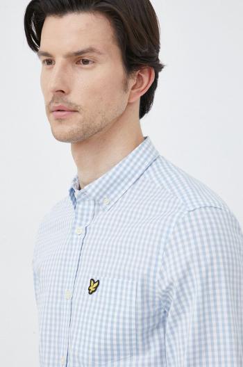 Košeľa Lyle & Scott pánska, slim, s golierom button-down