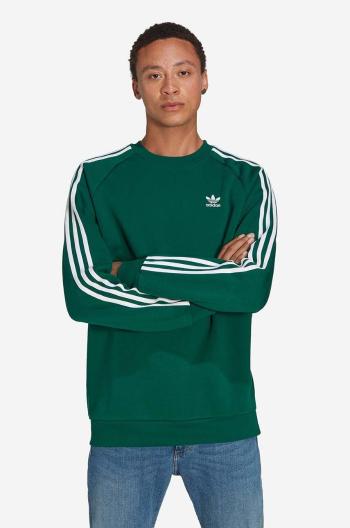 Mikina adidas Originals pánska, zelená farba, vzorovaná