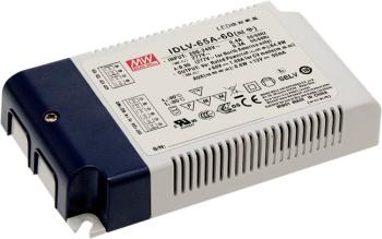Mean Well IDLV-65A-24 LED driver, napájací zdroj pre LED  konštantné napätie 57.6 W 0 - 2.4 A 24 V/DC stmievateľný, PFC