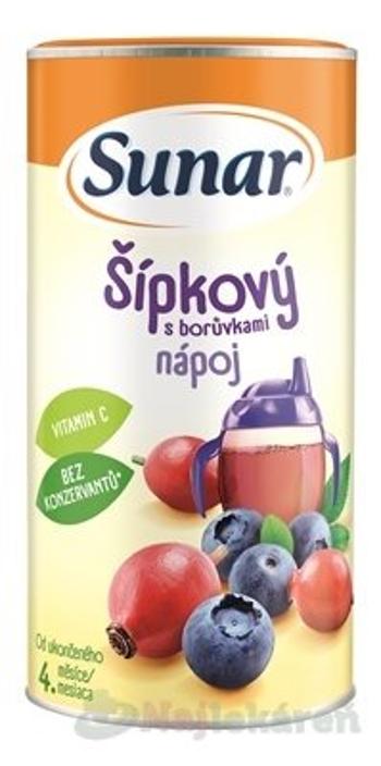 Sunar Rozpustný nápoj Šípkový s čučoriedkami v prášku (od ukonč. 4. mesiaca) 200 g