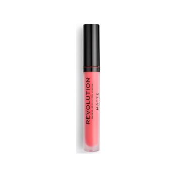 Makeup Revolution  Matte Lip Gloss  Lesky na pery Oranžová