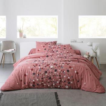 Blancheporte Posteľná bielizeň Bublinky, bavlna, zn. Colombine ružová pudrová obliečka na prikr. 240x220cm