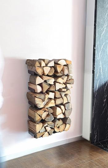 Radius design cologne Dřevník 10 poliček RADIUS DESIGN (WOODEN TREE WALL SMALL 729A) černá