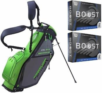 Big Max Dri Lite Feather SET Lime/Black/Charcoal Stand Bag