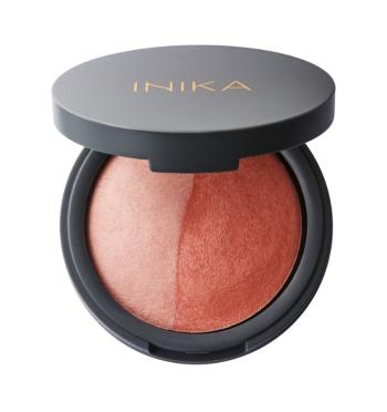 INIKA Organic Zapečená minerálna duo tvárenka (Baked Blush) 6,5 g Burnt Peach