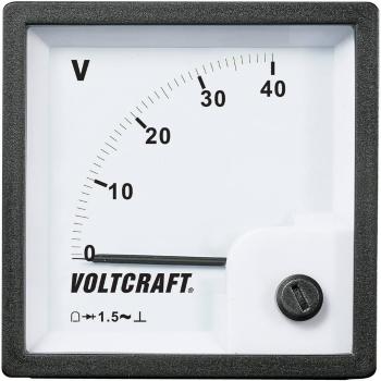 VOLTCRAFT AM-72x72/40V Analógový vstavaný merač AM-72x72 / 40V  40 V otočná cievka