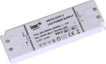 Dehner Elektronik Snappy SE30-24VL napájací zdroj pre LED  konštantné napätie 30 W 0 - 1.25 A 24 V/DC bez možnosti stmie